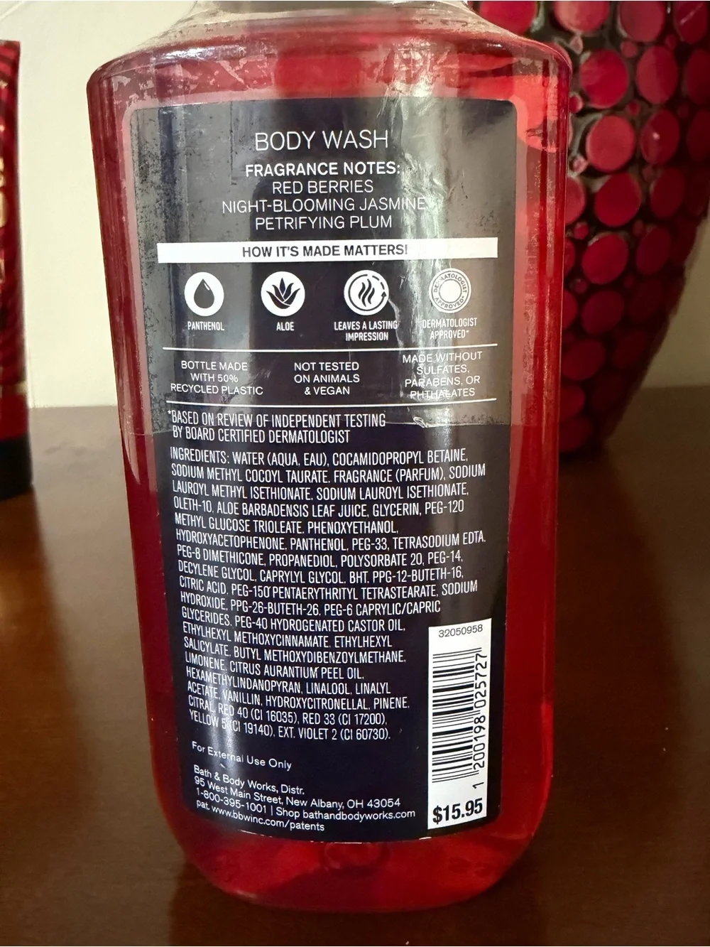 Bath & Body Works Vampire Blood Full Size 5 Piece Set